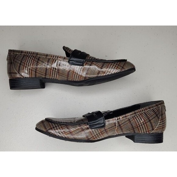 Circus Sam Edelman Hannon Plaid Slip On Penny Loafers Womens Size 7.5 EUC - Picture 8 of 10